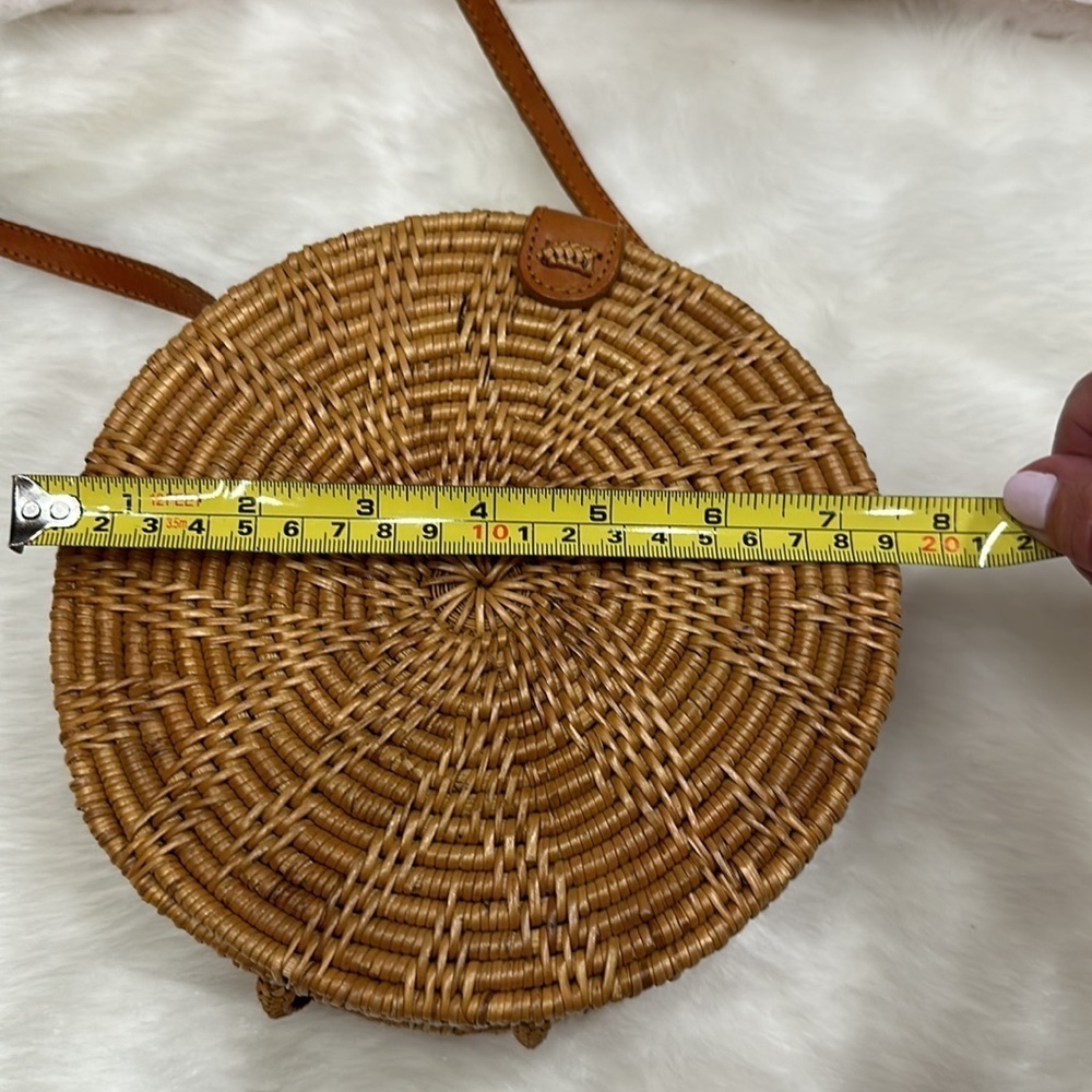 EUC Amerii Handwoven Rattan Bag - Picture 13 of 14